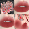 Transparent acrylic lipstick, matte high quality milk tea, lip gloss