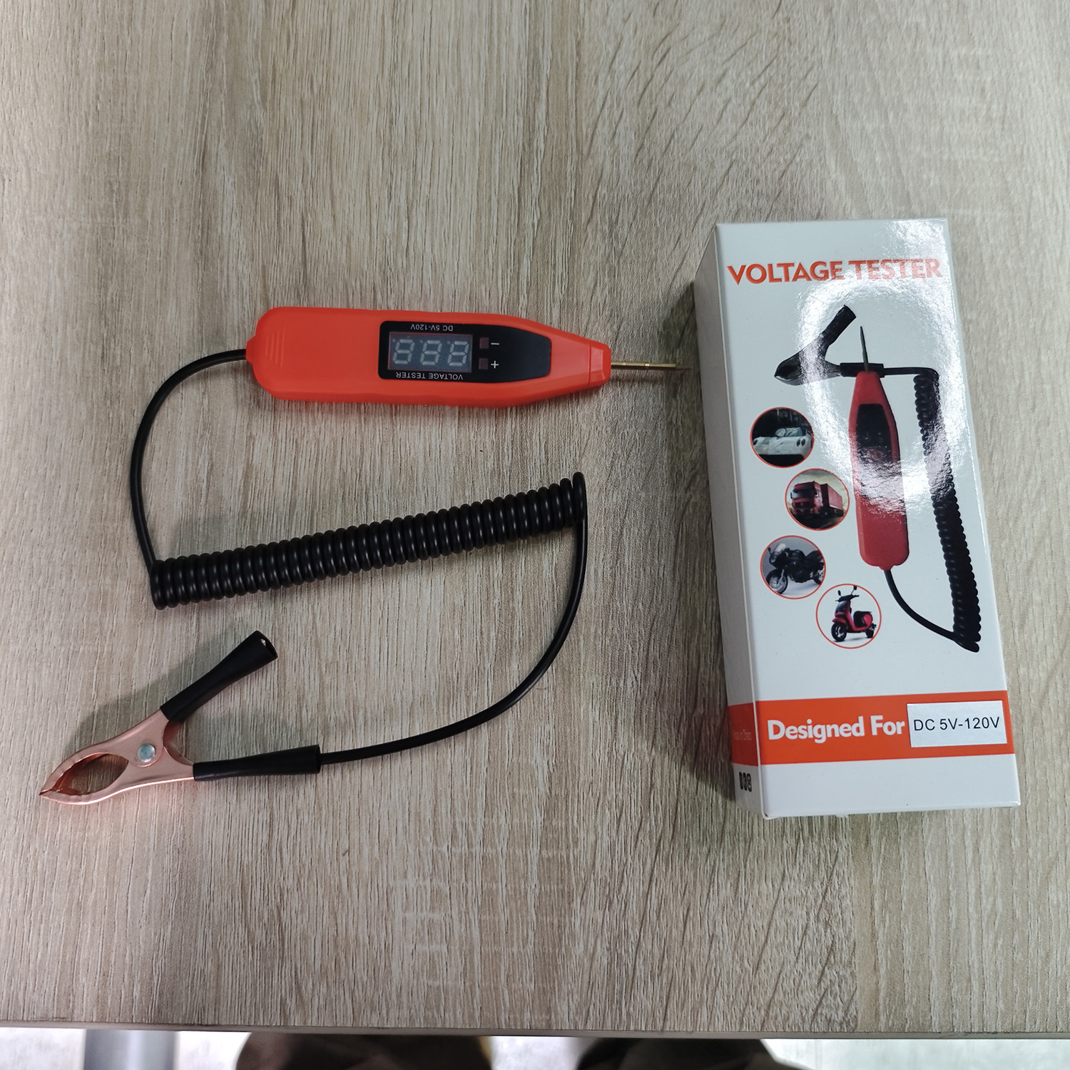 Car Electric Voltage Tester Pen Car Voltage Circuit Test Pen Circuit on and Off