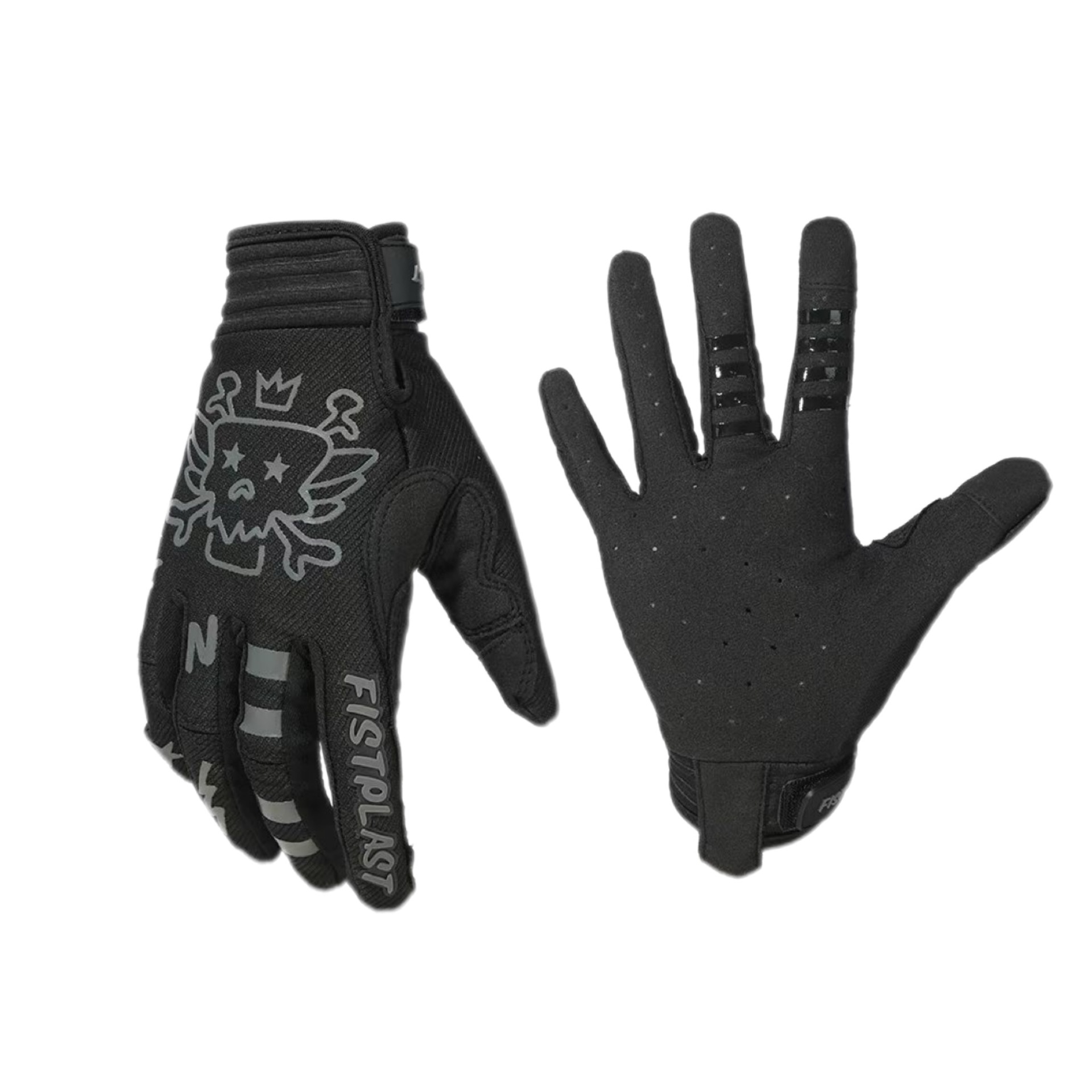 검은 은색 유령 머리