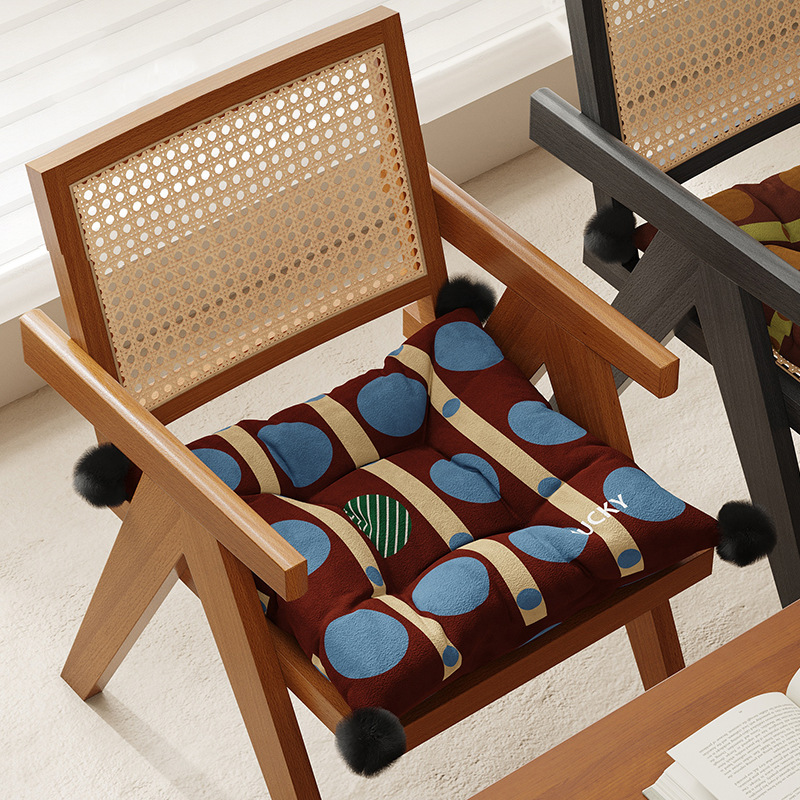Simple retro americano asiento de asiento de comedor casero invierno invierno caliente aislamiento de aluminio dormitorio asiento de sala de aula cojín
