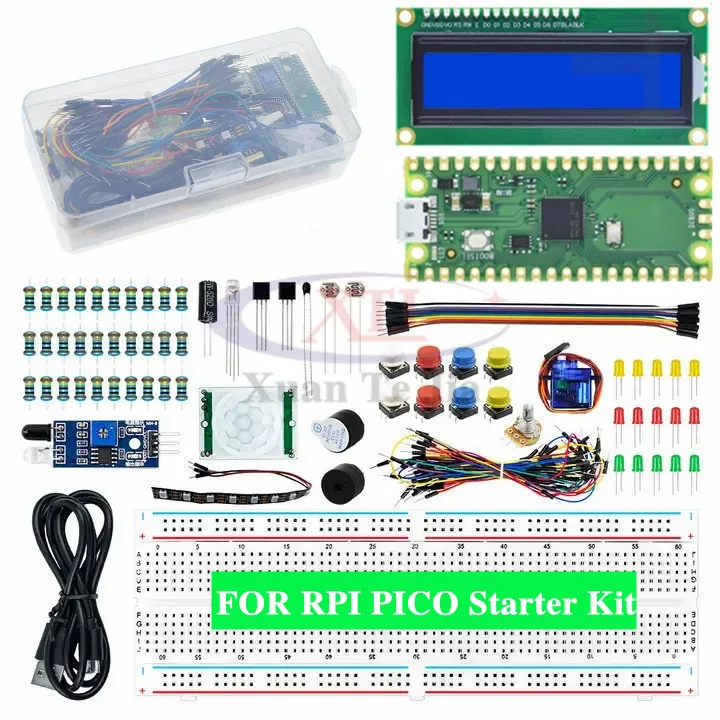 Совместимо с платой разработчика Raspberry Pi PICO RP2040, набор Micropython