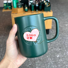 墨緑星巴杯. レトロコーヒーカップ個人カップ予約