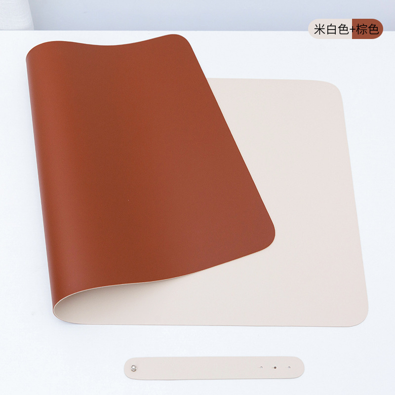 デスクパッド革マウスパッド大型防水防汚学生学習デスクパッドノートブックパッド PVC キーボードパッド|undefined