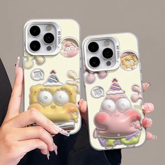 Fun expansion SpongeBob SquarePants Huawei phone case Apple oppoVIVO trendy brand Honor iPhone Redmi