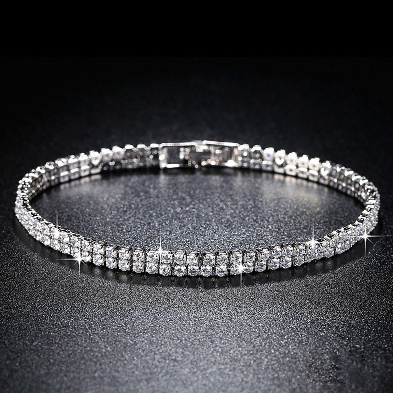 Global Best-Selling Minimalist Rhinestone Bracelet for Women, Fashionable Light Luxury Jewelry Wholesale S5650, S5438, S5439
