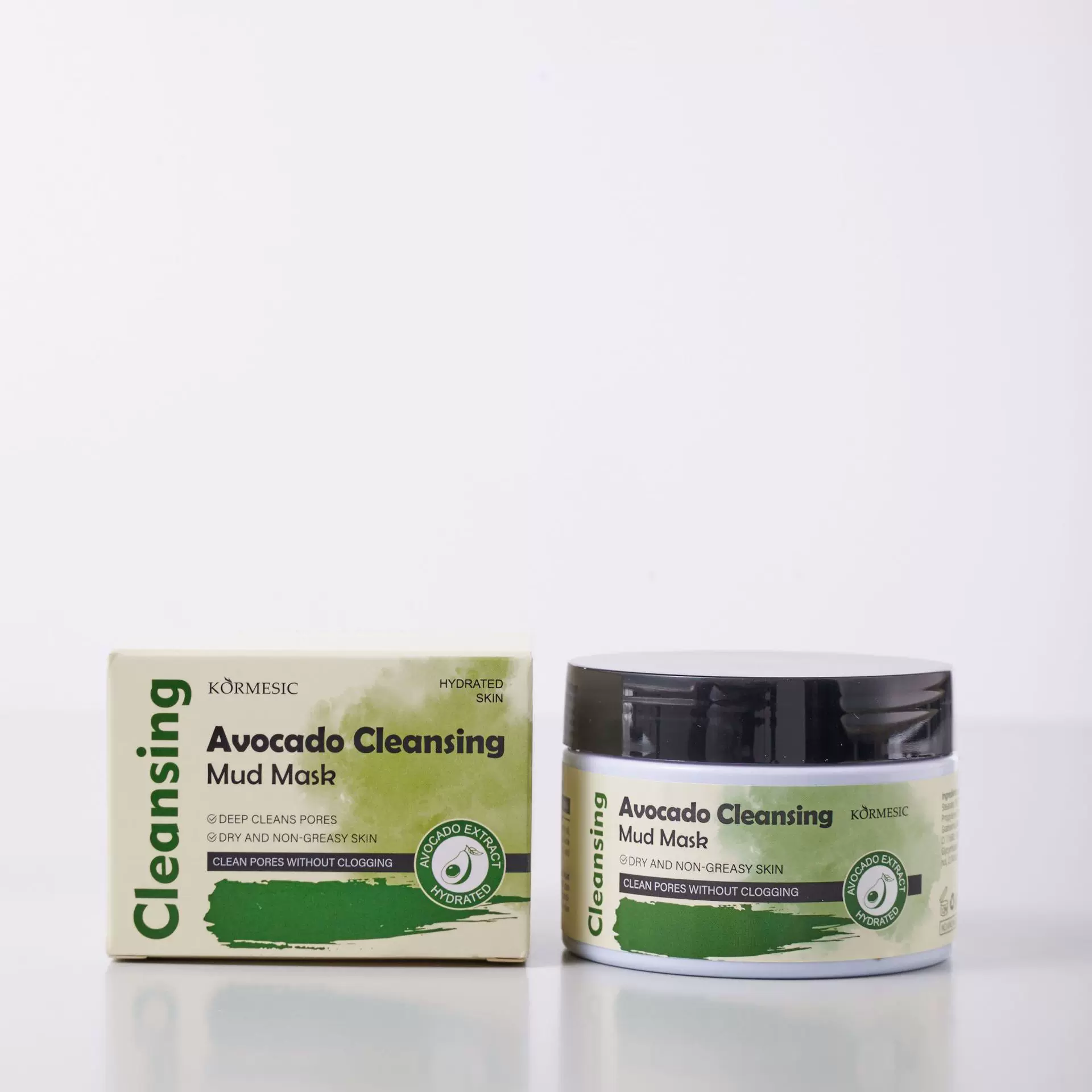 BPOM印尼 KORMESIC深层清洁牛油果泥膜 涂抹面膜Clay mask