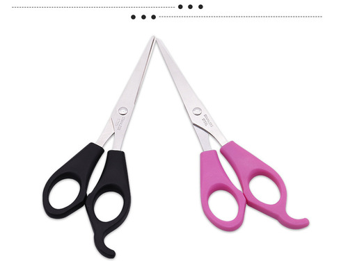 Bang scissors creative hair trimming comb flat scissors bangs trimmer set with bangs ruler scissors
