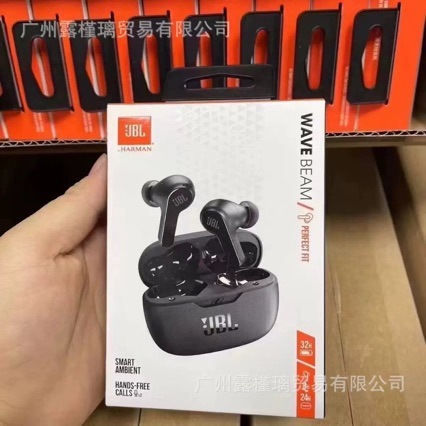 JBL WAVE BEAM真 � � ワイヤレスbluetoothイヤホン入耳式通话ノイズリダクション环境感知运动に対応|undefined