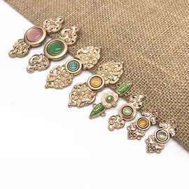 金属对扣搭扣旗袍唐装子母扣合金盘扣外套披肩装饰扣