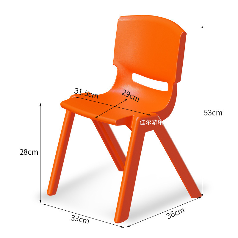 silla de respaldo de jardín de infantes silla para niños taburetes gruesos silla de comedor de plástico pequeño taburete doméstico pequeño image 13