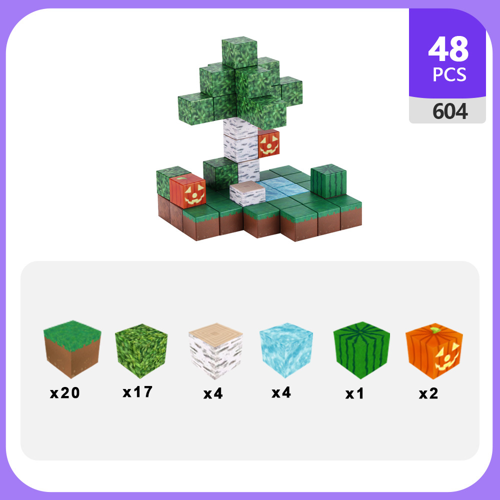 Transfronterizo Mi Magnetic World Puzzle Magnet Block 25 Magnetic Block Set Magnetic Cube