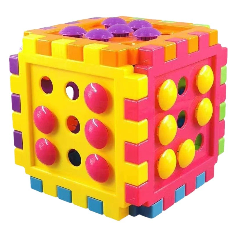 Детская головоломка для ногтей с большими частицами грибов, сборка кубиков, доска-головоломка, раннее образование, развитие интеллекта, детские игрушки