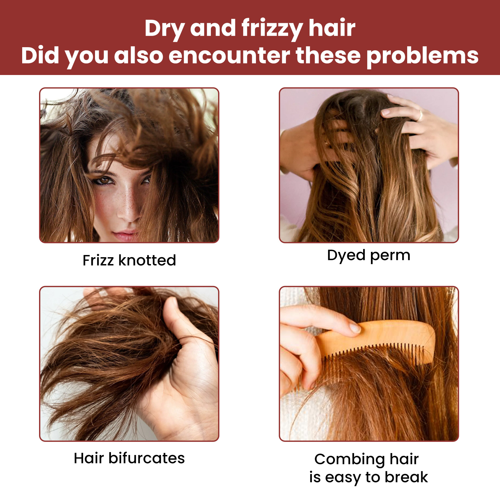 Loțiune hidratantă pentru păr EELHOE No Smooth Smooth, reparatoare, netezitoare, pentru părul uscat și înțepenit._voghion.com