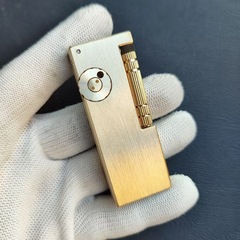 重甲魚腸双油倉横滑り灯油ライター糸艶艶光板機火石予備倉純黄銅