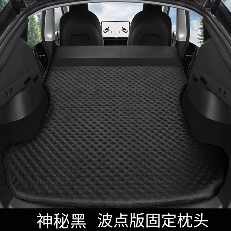 Tesla Y 스페셜 [이상한 블랙] 웨이브 포인트 고정 베개/에어 펌프