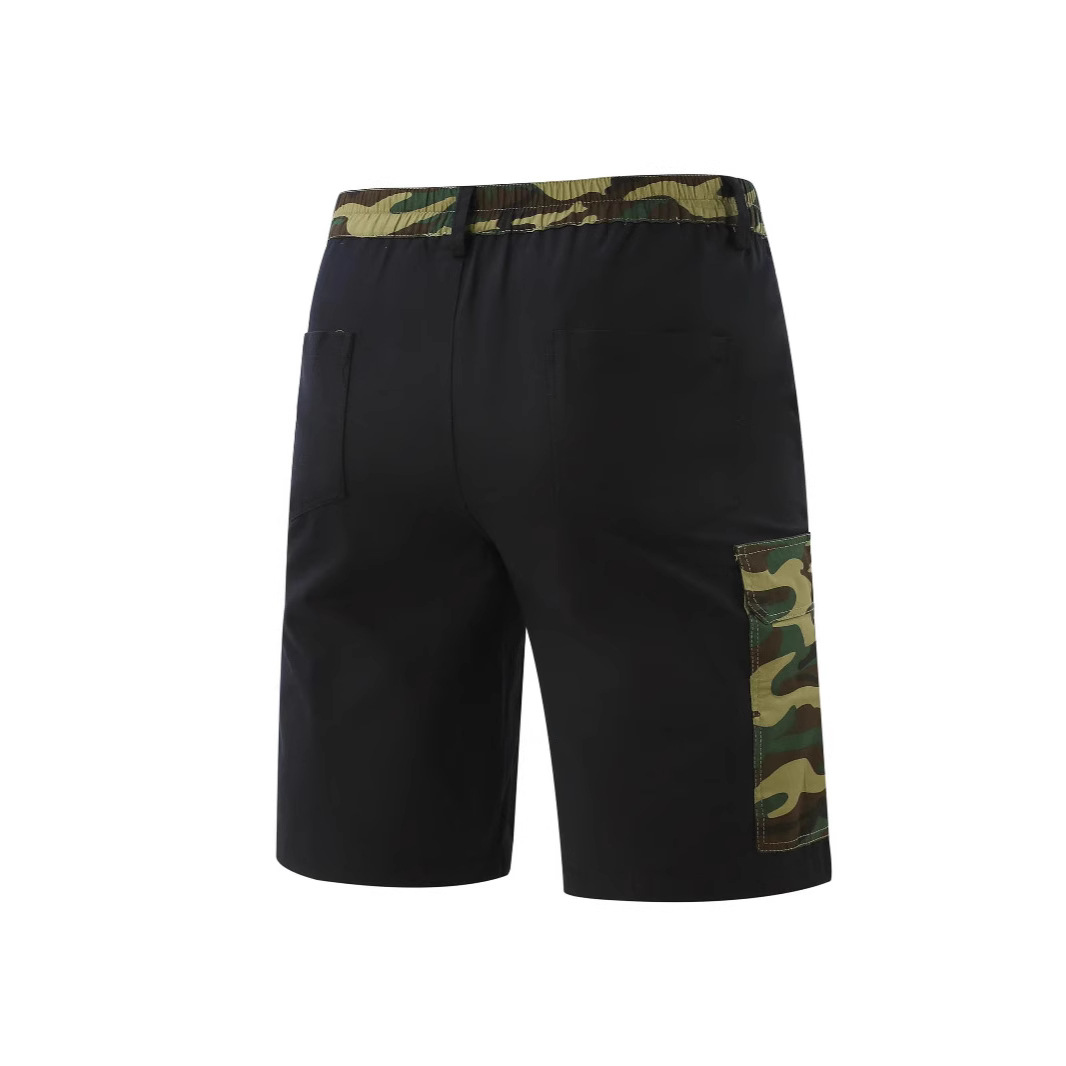 Cross-border 2025 New Cotton Work Shorts For Men, Multi-pocket American-style Knee-length Shorts, Summer Japanese Style,_mkmklike.com