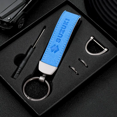 Keychain Yamaha Benelli – Motorcycle Key - blue-motorcycle-keychain-suzuki