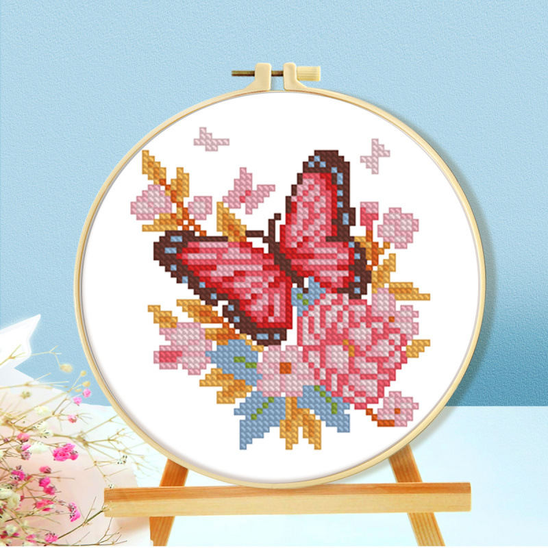 Mona Lisa Royal Cross Stitch Butterfly Collection Nueva decoración simple Entrada hecha a mano Sala de estar Punto de cruz Piezas pequeñas image 2