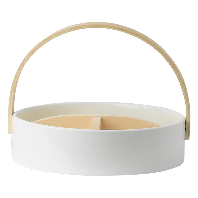 Shanen plato de fruta Estilo nórdico creativo moderno salón hogar plato de merienda compartimiento plato de fruta seca