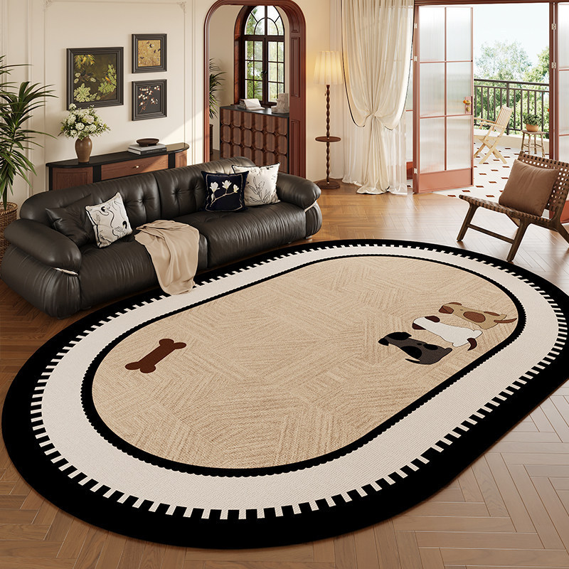 Hot-Selling Modern Minimalist Crystal Velvet Carpet for Living Room, Stain-Resistant and Easy to Care For, Foot Mat, Sofa Coffee Table Rug, Hotel Carpet