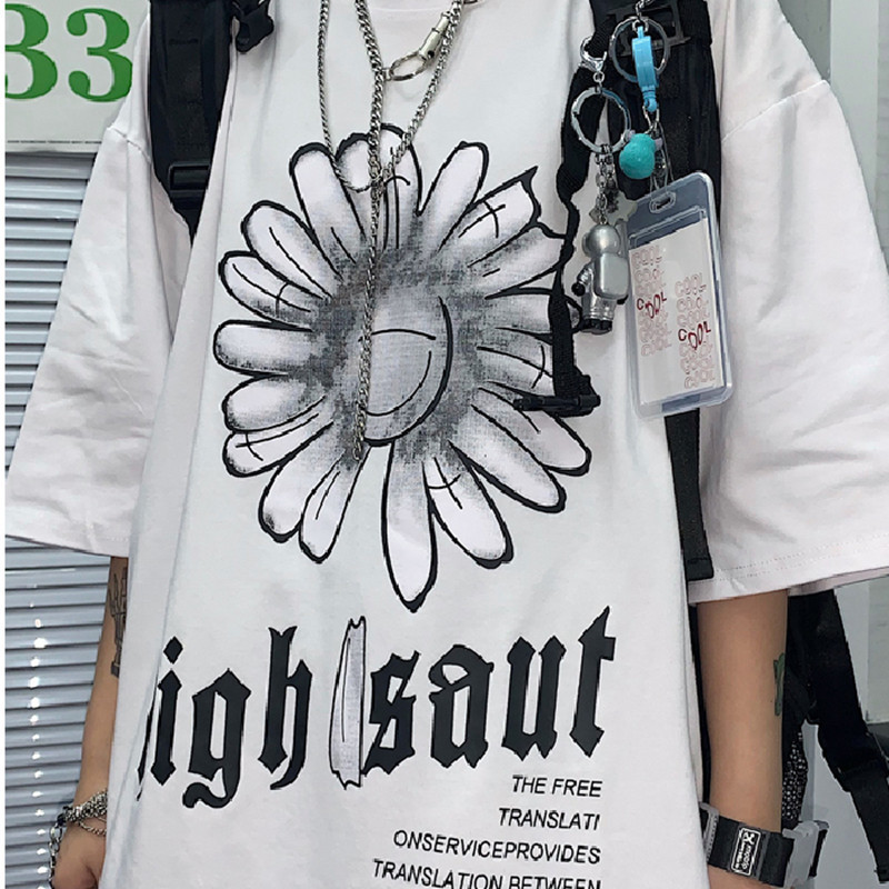 夏2020港风短袖t恤ins潮牌韩版潮流时尚个性嘻哈欧美街头半袖上衣