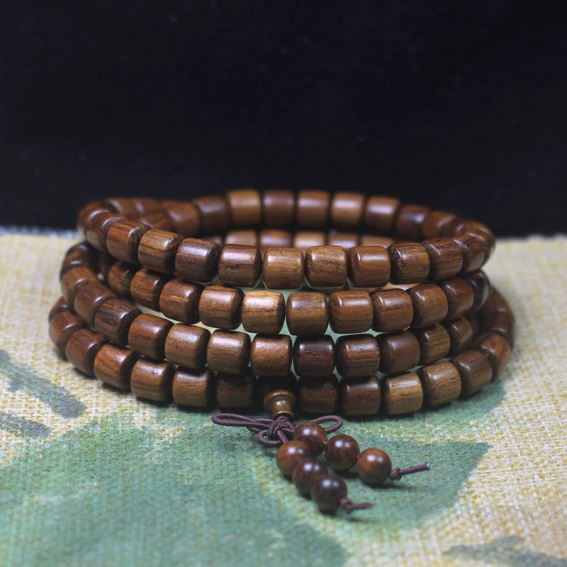 Wooden Rosary Beads, 108 Beads Black Rosewood Bracelet, 6/8/10 mm Meditation Mala