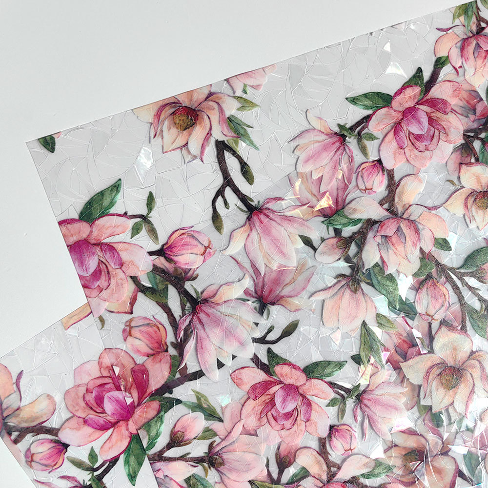 140g Weight Glass paster Home Textiles & Decor Type PVC Material Leaf Pattern Casual, Pastoral Style Casual Pastoral Leaf PVC Glass Paster Wall Art 102