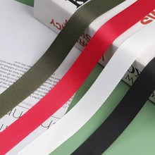 仿尼龙织带平纹密纹适用于箱包手提袋安全背带及服装装饰多彩织带