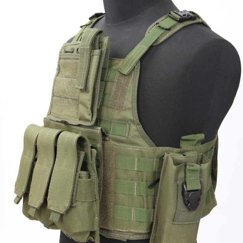 036 chaleco táctico chaleco de camuflaje al aire libre CS ajustable Molle chaleco anfibio 6094 chaleco táctico
