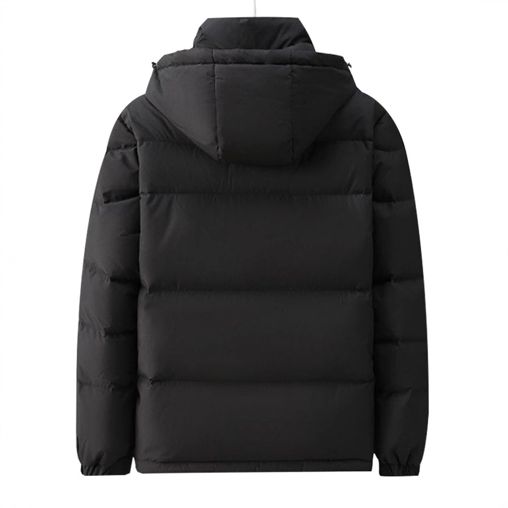 Versatile casual down men's winter new school uniform hooded jacket outdoor warm and cold proof clothing_voghion.com