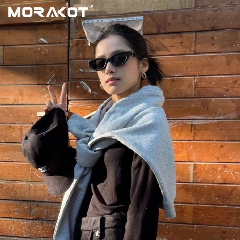 Солнцезащитные очки Majira в стиле Джинги для горячих девушек в форме кошачьего глаз, высококачественные UV-блокирующие очки для мужчин, стиль 2024