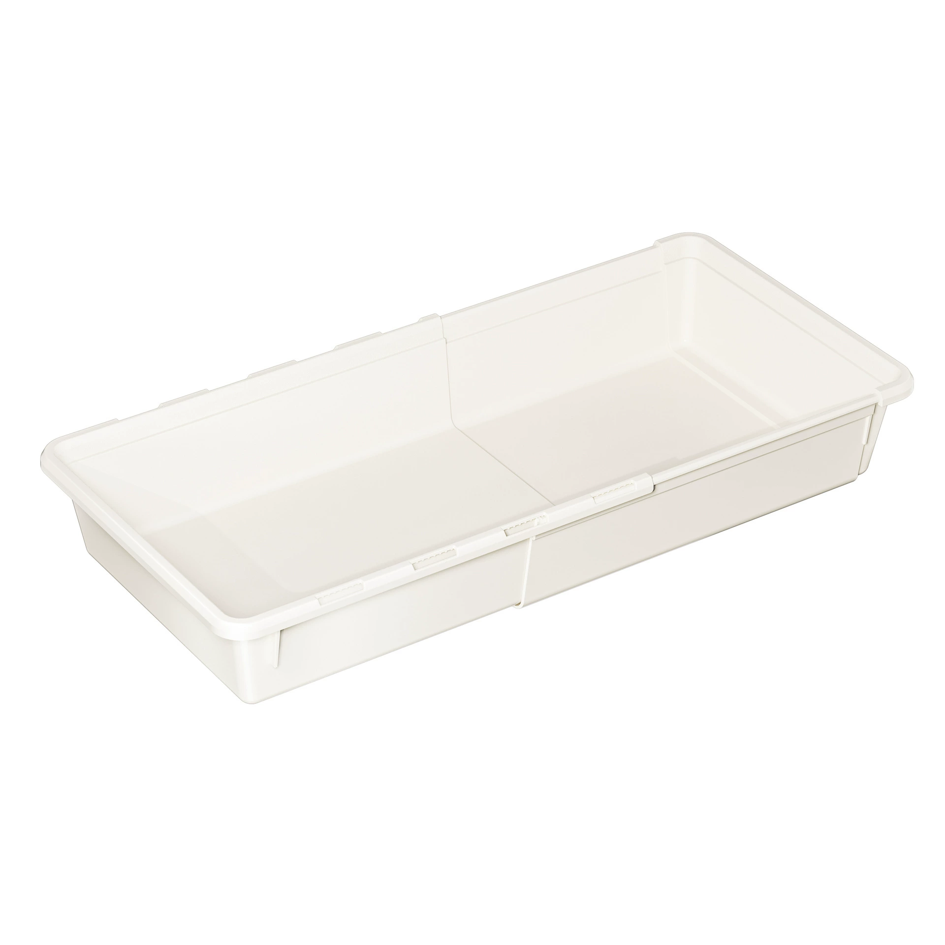 Telescopic storage box for boxes, chopsticks, plastic tableware