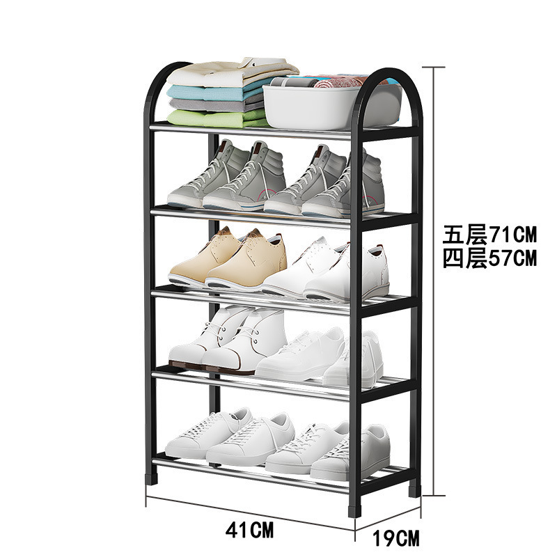フィリピンの人気簡易金多層鋼管靴棚学生寮の小さい靴棚の子供の靴棚の収納棚|undefined