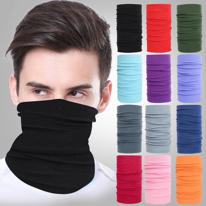 Outdoor Sports Sun Protection Versatile Magic Headscarf Summer Ice Silk High-Elastic Breathable Neck Scarf Mountaineering Fishing Cycling Face Towel