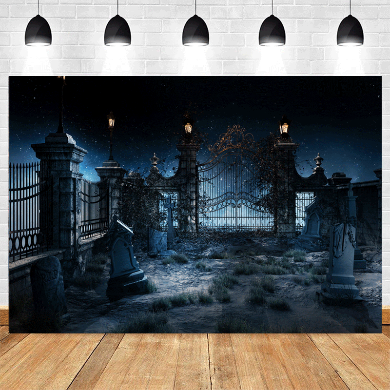 New Christmas Brick Wall Halloween Party Photography Background Cloth Wooden Baby Photo Background Cross-Border Sales