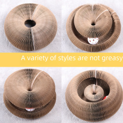 Pet Supplies Amazon New Magnetic Accordion Cat Scratcher Versatile Corrugated Paper Cat Scratcher Self-Guiding Cat Toy