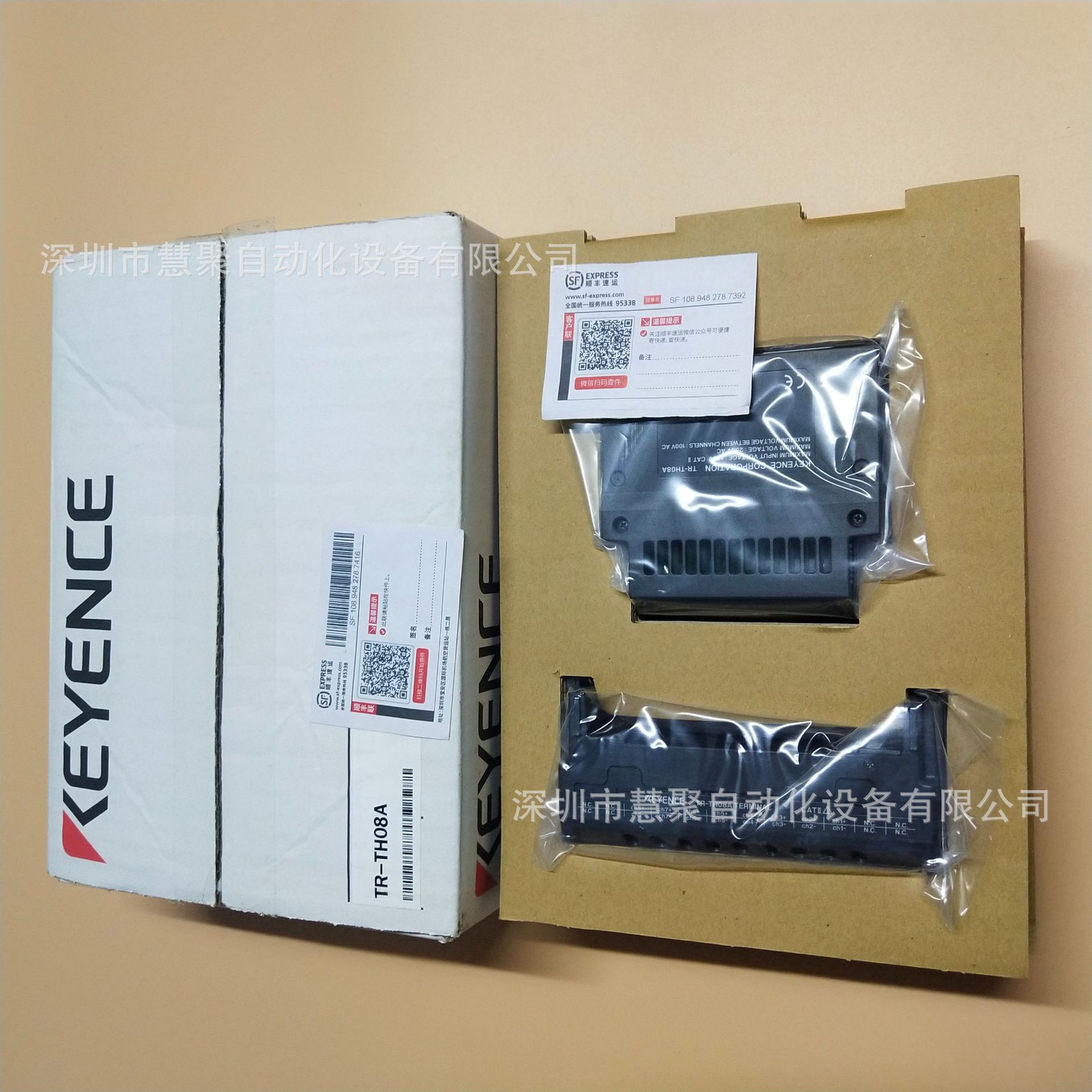 基恩士TR-TH08A 高精度温度、电压测量单元 全新正品 原装现货