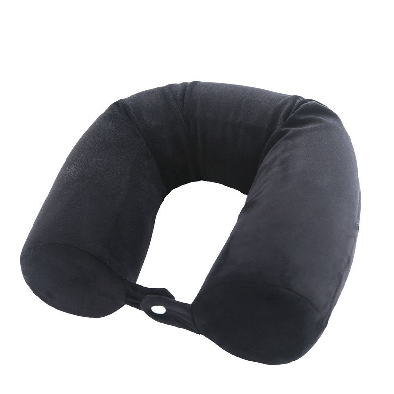 Cross-border Bendable Travel Nap Support Long Cylindrical Neck Memory Foam U-shaped Pillow_voghion.com