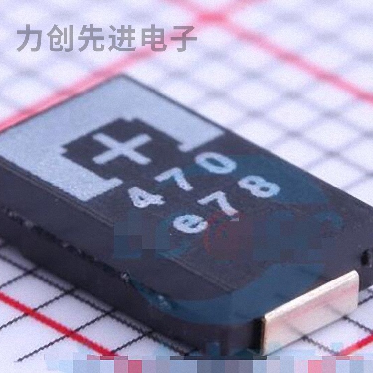 2R5TPE470M9 参数 470uF(477) ±20% 2.5V 钽电容