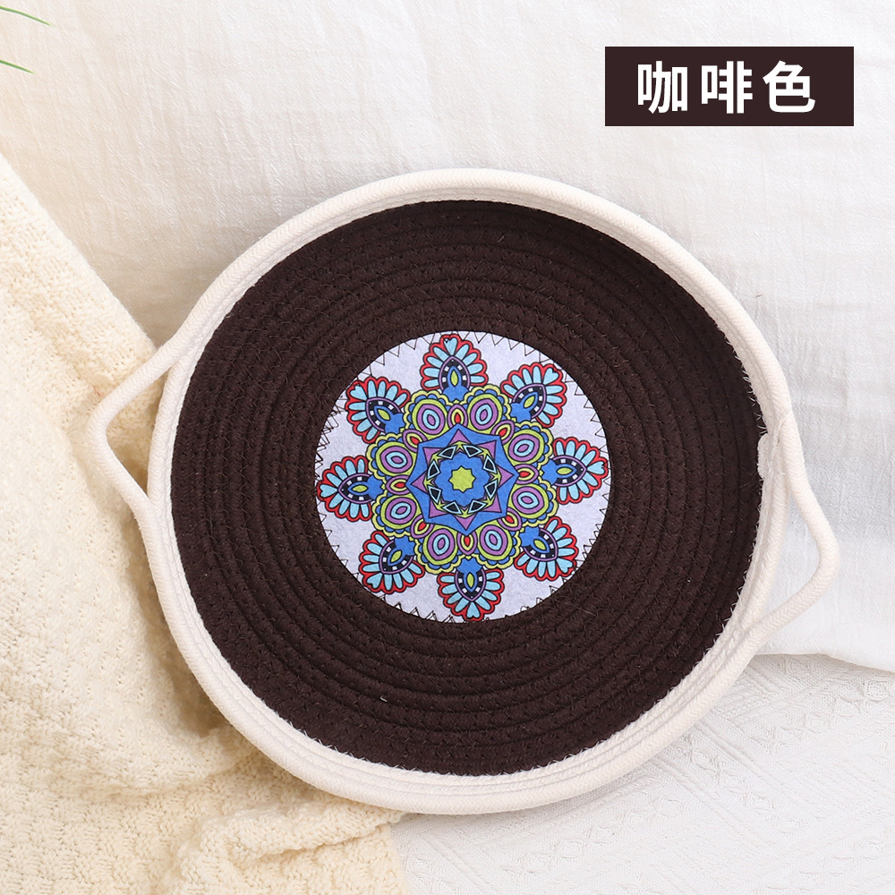 Fábrica al por mayor Four Seasons cuerda de algodón universal tejida nido de gato cachorro cálido nido de mascota nido de gato al por mayor