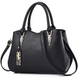 亚马逊女式托特包PU都市简约女士旅行百搭单肩包斜挎包流苏手提包