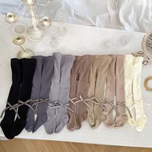 春季婴儿连脚袜可爱蝴蝶结薄款裤袜女童宝宝百搭日常打底裤袜外穿