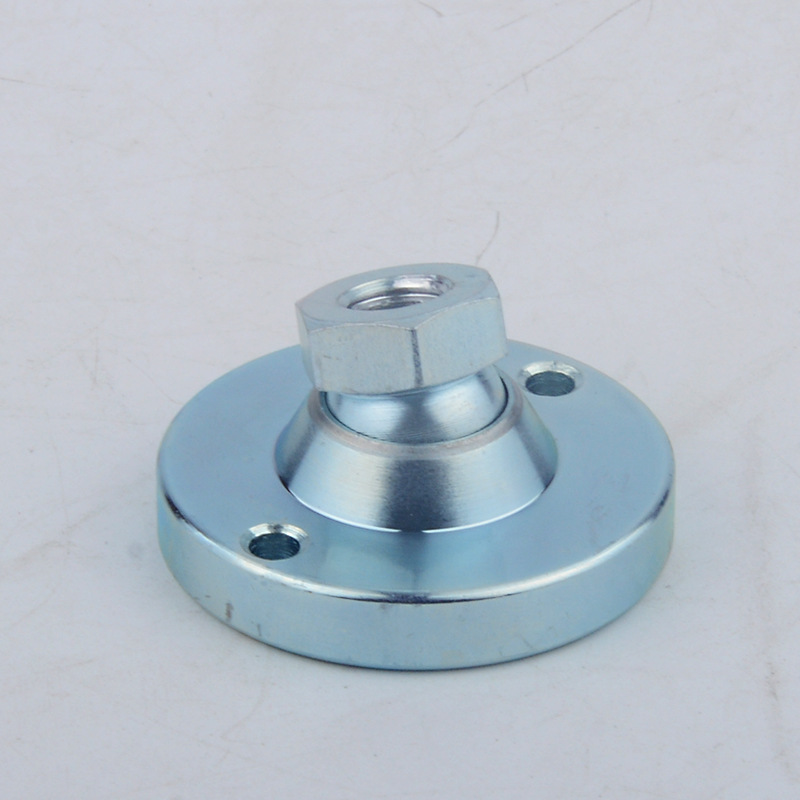 M10内螺纹万向调整 全碳钢关节活动可调脚 内螺纹脚杯 金属支撑脚