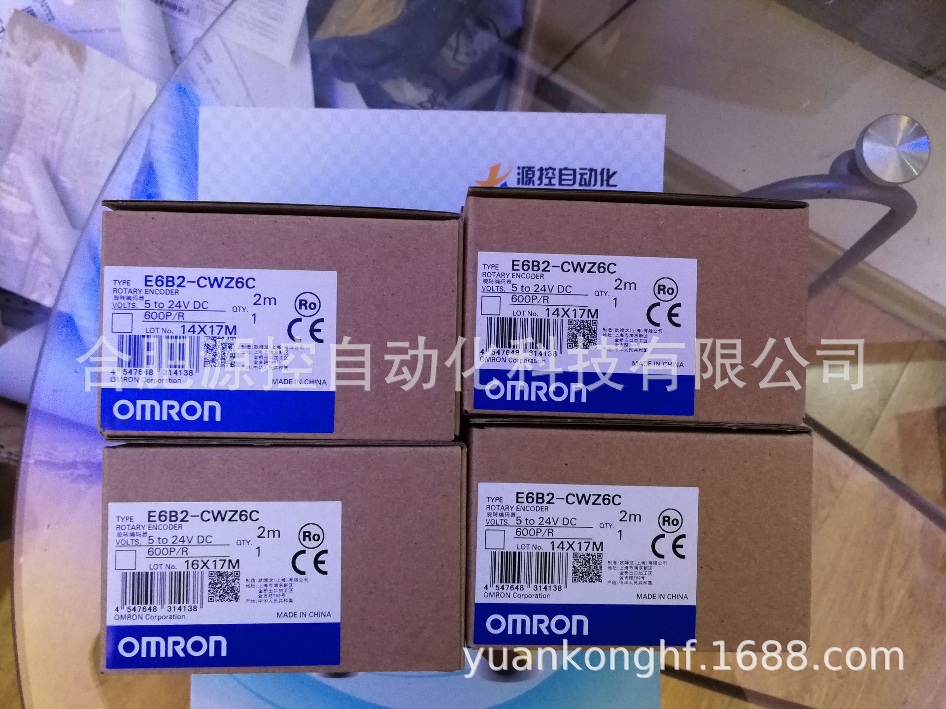 日本欧姆龙传感器E6b2-cwz6c现货