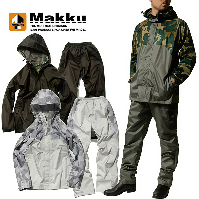 Japan Makku As8510 Unisex Electric Vehicle Motorcycle Bicycle Ultra-Lightweight Rainproof Raincoat