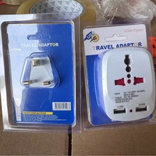 外贸工厂直销便宜的E823英式13A三铜插安全保障转换插头PLUG双USB