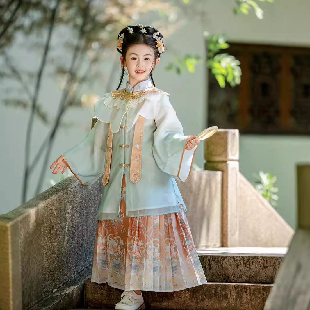Genuine autumn Hanfu, cute elite set, Chinese style