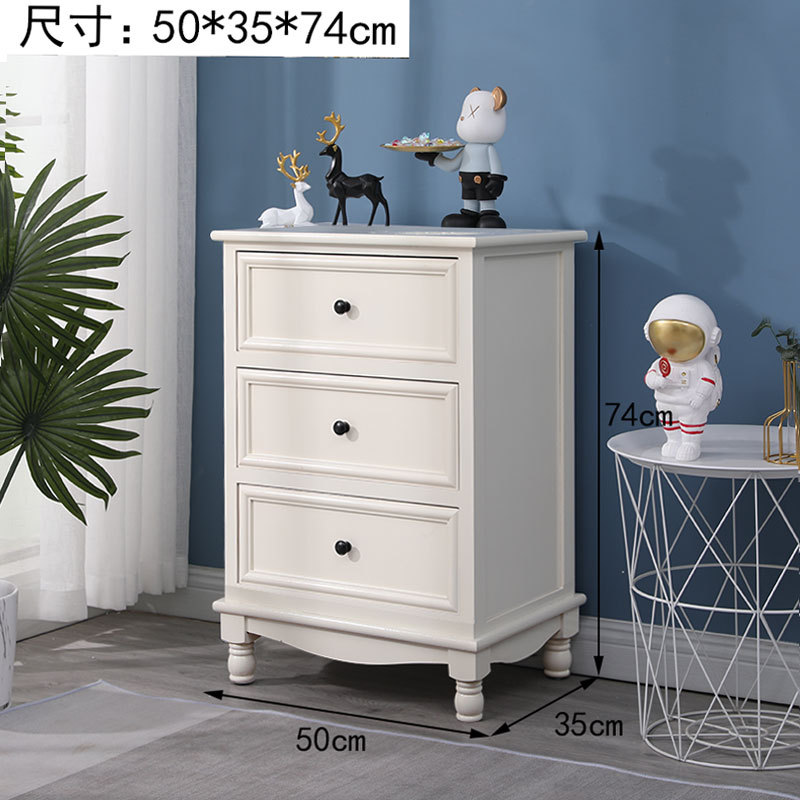 Fábrica directa armario de madera sólida estilo americano simple sala de estar dormitorio armario de almacenamiento casero pequeño armario image 8