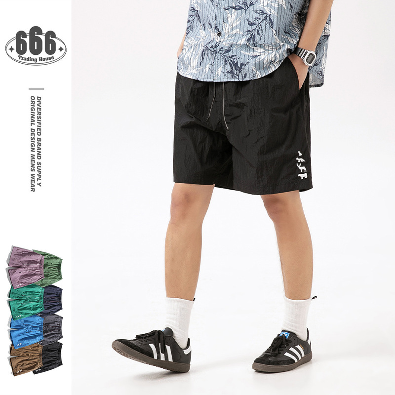 CLOR American Summer Riding Sports Shorts Men's and Women's Trendy Brand Loose Quick-drying Beach Pants Summer Pants 5058