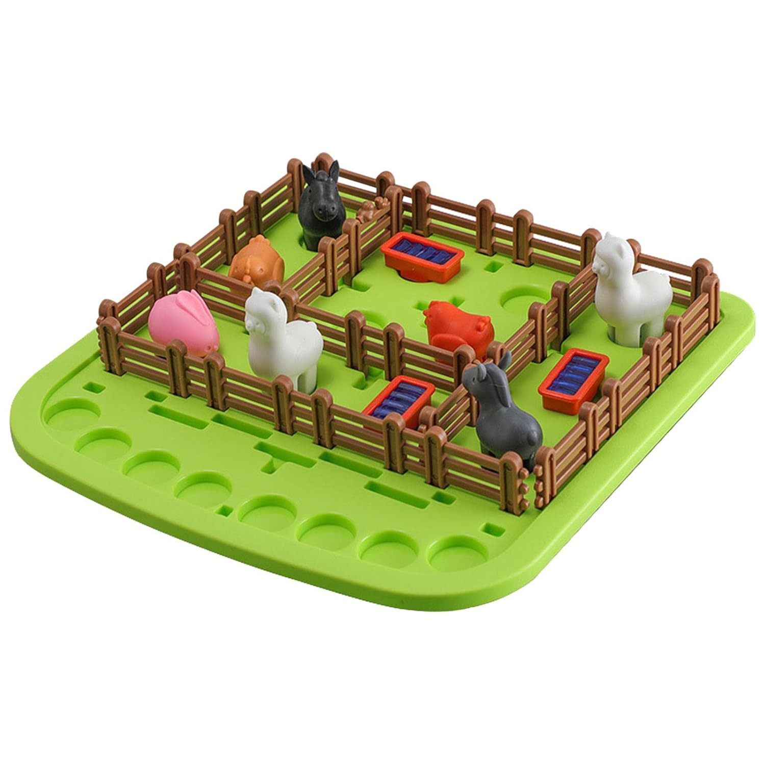Granjeros inteligentes empalmado pensamiento lógico de los niños sentido espacial juguetes de entrenamiento de razonamiento de 4 - 12 años de edad despacho de aduanas juegos de mesa
